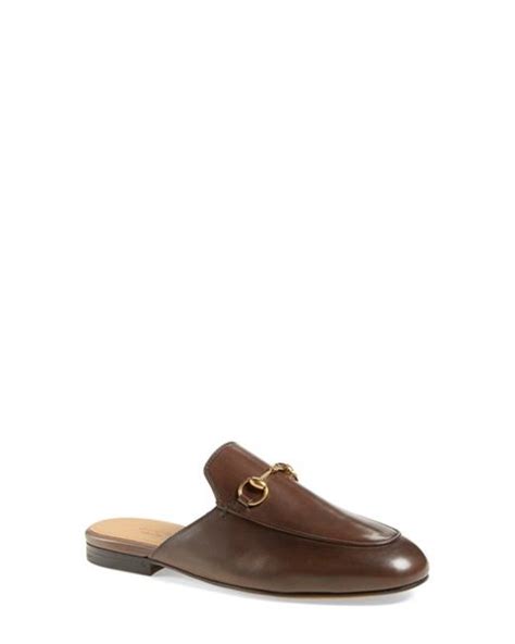 gucci princetown mule brown leather|Gucci princetown mule outfits.